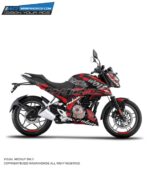 Pulsar N160-250 Wolf Design [Full Body Edge To Edge Wrap / Decal / Sticker Kit]