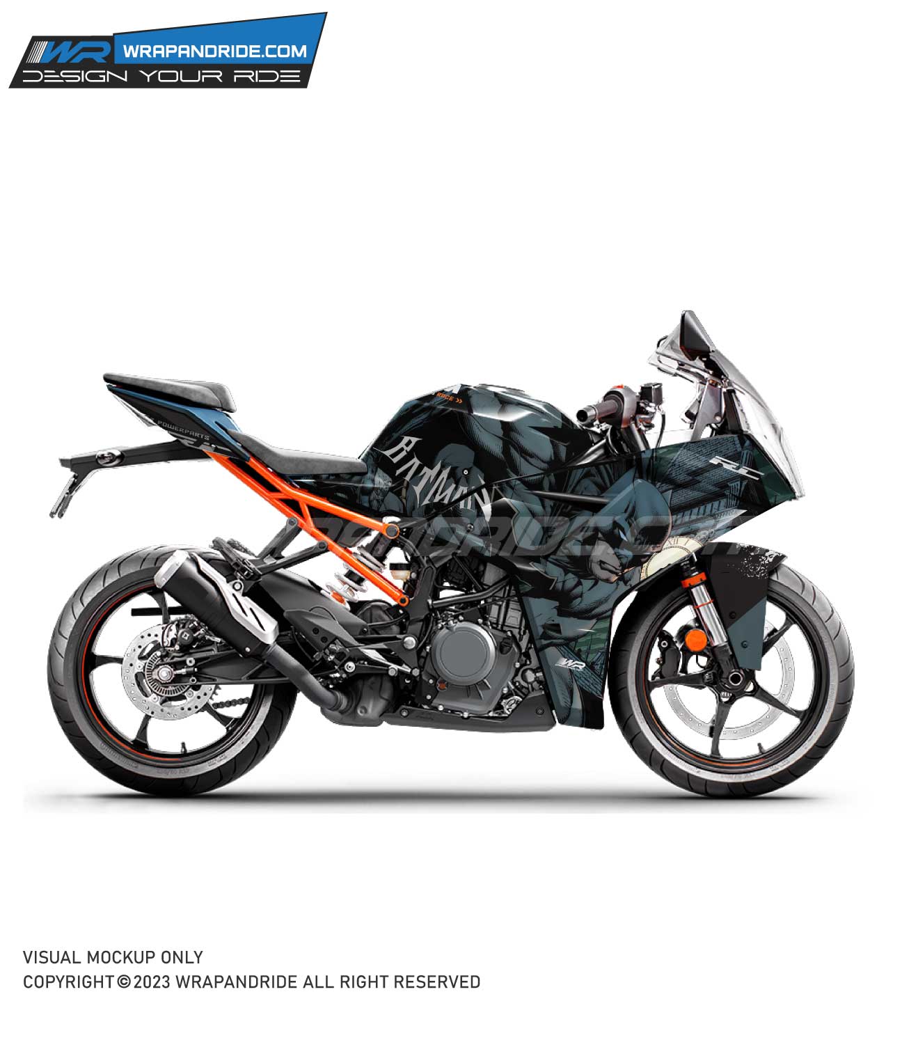 Full bike wrap online