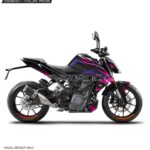 KTM Duke Lunar Design 125-200-250-390 (BS4-BS6) [Full Body Wrap / Decal / Sticker Kit]
