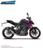 KTM Duke Lunar Design 125-200-250-390 (BS4-BS6) [Full Body Wrap / Decal / Sticker Kit]