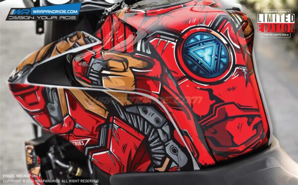 KTM Duke Iron Man Mark 4 Designer Series 125-200-250-390 (BS4-BS6) [Full Body Wrap / Decal / Sticker Kit] - Image 2