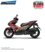 Yamaha Aerox Iron-man Designer Series [Full Body Edge To Edge Wrap / Decal / Sticker Kit]