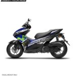 Yamaha Aerox Movistar Design[Full Body Edge To Edge Wrap / Decal / Sticker Kit]