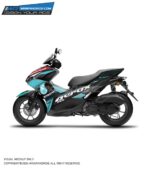 Yamaha Aerox Petronas Design [Full Body Edge To Edge Wrap / Decal / Sticker Kit]