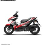 Yamaha Aerox Racespec Red Design [Full Body Edge To Edge Wrap / Decal / Sticker Kit]