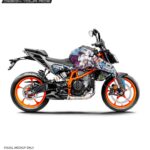 KTM Gen-3 Duke Luffy Design 250-390 (BS4-BS6) [Full Body Wrap / Decal / Sticker Kit]