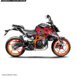KTM Gen-3 Duke Raceline Design 250-390 (BS4-BS6) [Full Body Wrap / Decal / Sticker Kit]