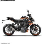 KTM Duke Omen Design 125-200-250-390 (BS4-BS6) [Full Body Wrap / Decal / Sticker Kit]