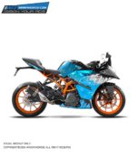 KTM Rc Paintdrip Design 125-200-390 (BS4-BS6) [Full Body Wrap / Decal / Sticker Kit]