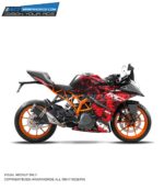 KTM Rc Scatter Design 125-200-390 (BS4-BS6) [Full Body Wrap / Decal / Sticker Kit]