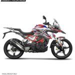 BMW G 310 GS White Tourer Edition  [Full Body Wrap / Decal / Sticker Kit]