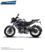 Pulsar NS Glitch Design [Full Body Edge To Edge Wrap / Decal / Sticker Kit]