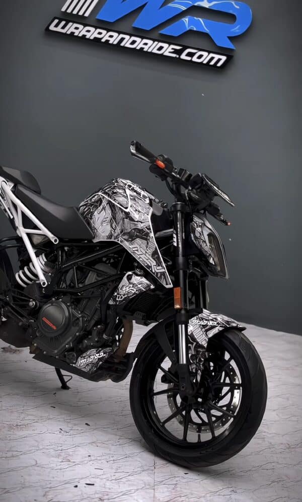 KTM Duke Mecha Edition 125-200-250-390 (BS4-BS6) [Full Body Wrap / Decal / Sticker Kit] - Image 6