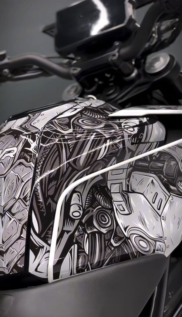 KTM Duke Mecha Edition 125-200-250-390 (BS4-BS6) [Full Body Wrap / Decal / Sticker Kit] - Image 3